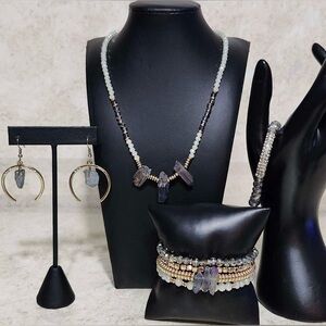Elegant Multi-Stone Jewelry Set
